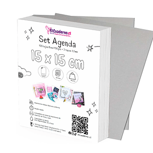 Set Bond 15x15cm con Tapas