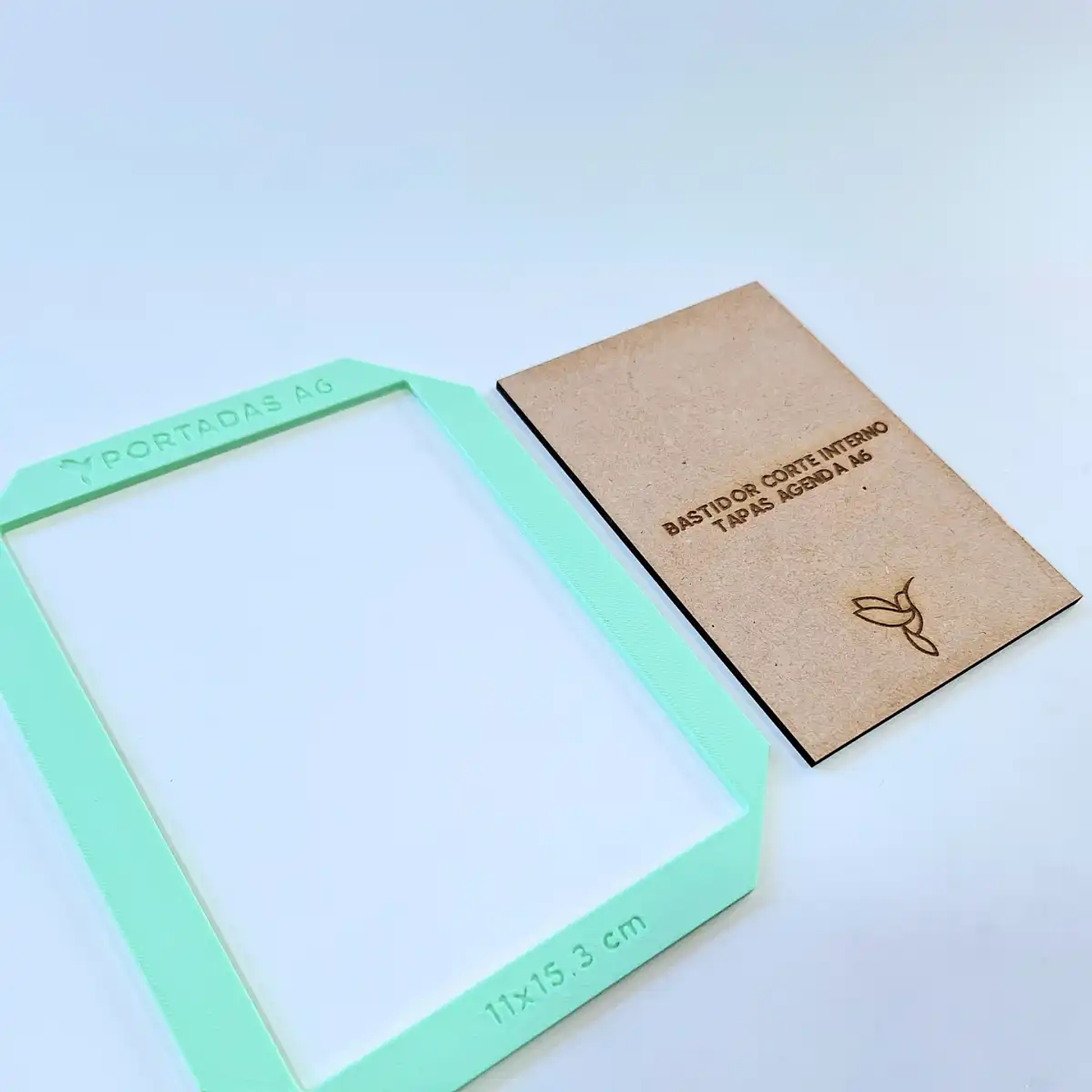 Regla Portadas A6 + Bastidor DMF – Corte Preciso 2