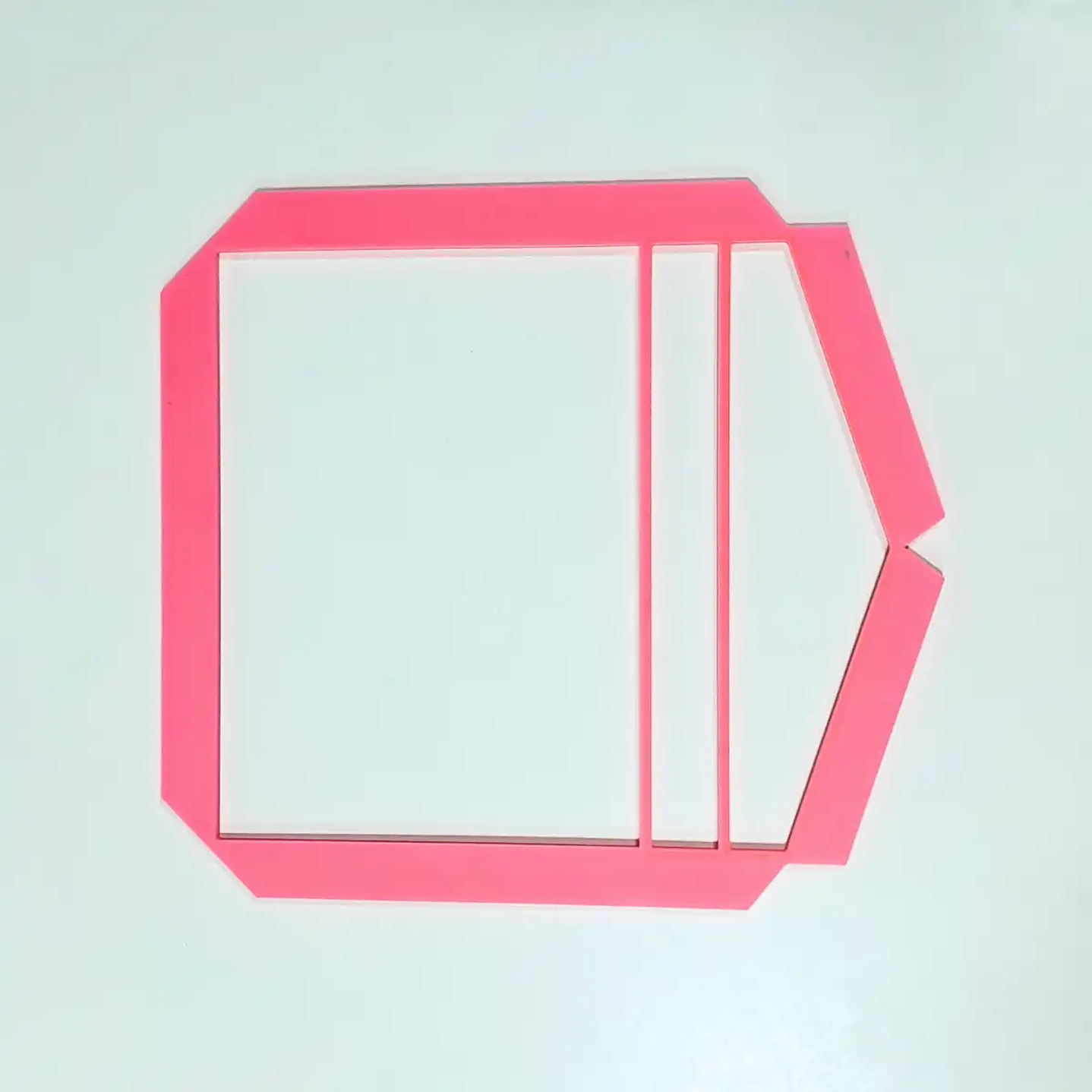 Regla A6 con Solapa Triangular + Bastidor DMF – Corte Preciso 6