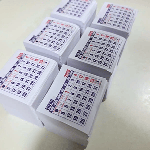 Pack Mini Taco Calendario 2026, 100 Unidades 7x5,5 Cm
