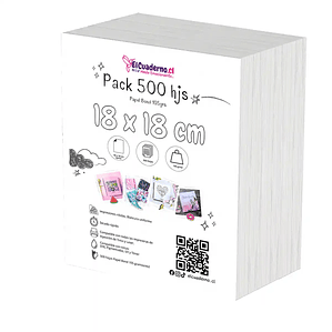 Bond 18X18 Resma 500 hojas | 105grs