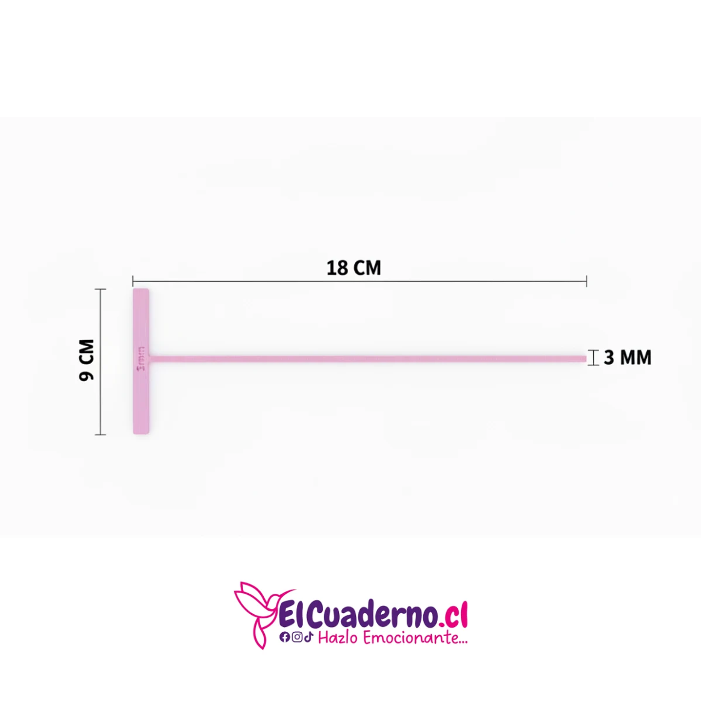 Regla Separadora de Lomos 3MM – PLA 3D 3