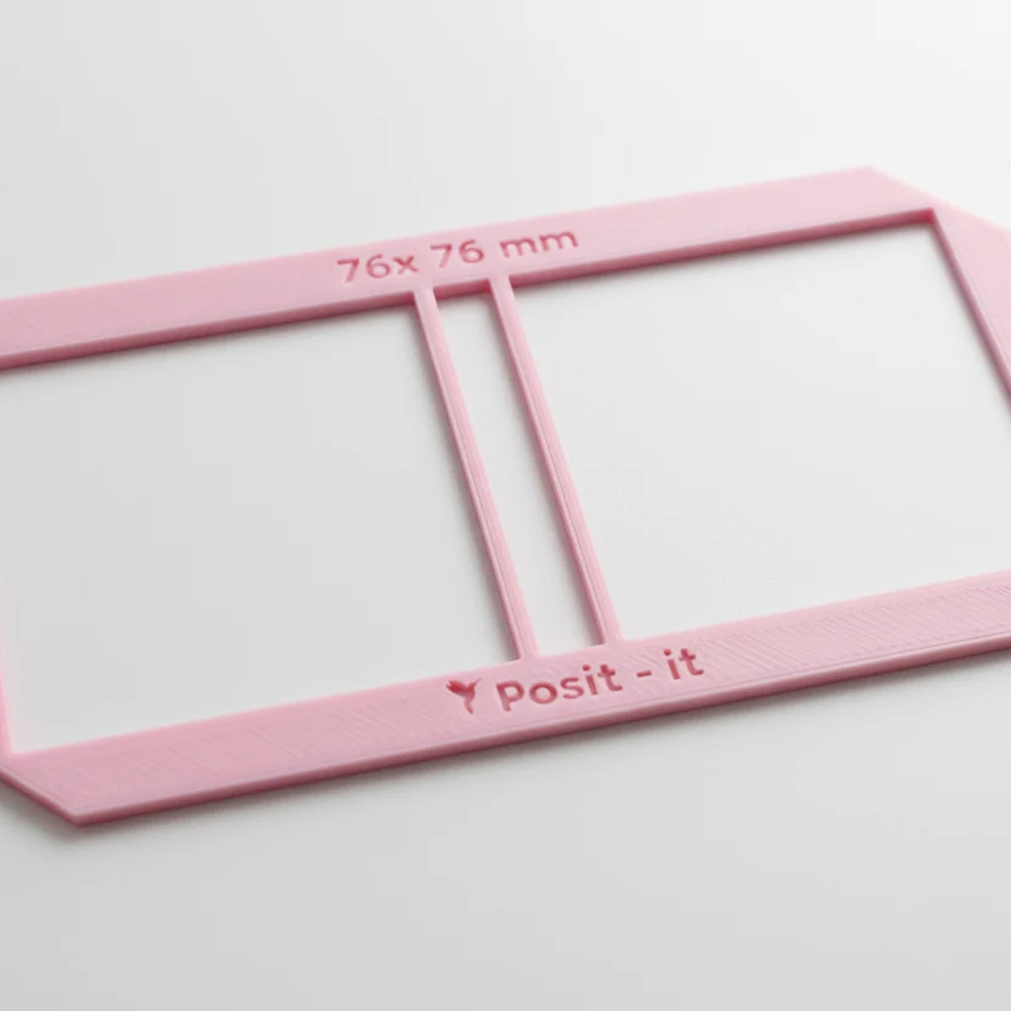 Regla post it 76x76 mm - PLA 3D 1