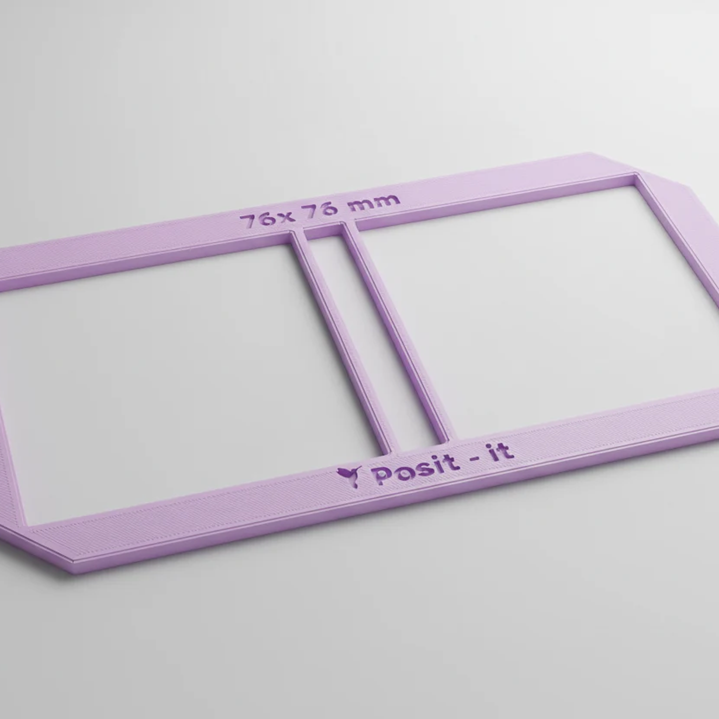 Regla post it 76x76 mm - PLA 3D 4