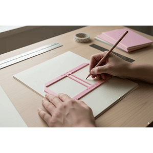 Regla post it 76x76 mm - PLA 3D