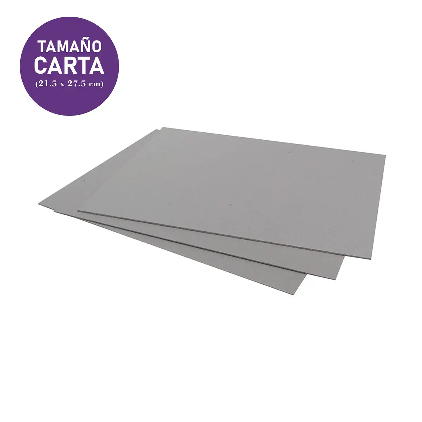 Tapa CARTA Cartón Piedra 1.5mm | 20 Hojas (21.5 x 27.5 cm) 1