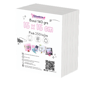 Bond 15X15 145grs Resma 250 hojas