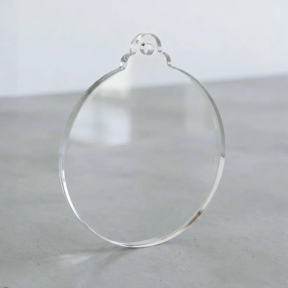 Esferas Navideñas Transparentes - Personalizable