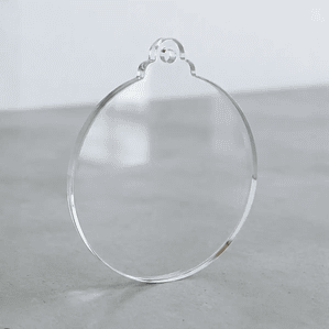 Esferas Navideñas Transparentes - Personalizable