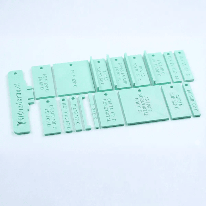 18 Topes Anilladora Cinch - Compatible con Cinch Rosada, Menta, Negra 5