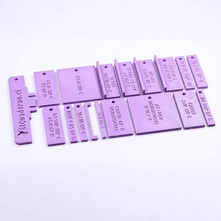 18 Topes Anilladora Cinch - Compatible con Cinch Rosada, Menta, Negra 6