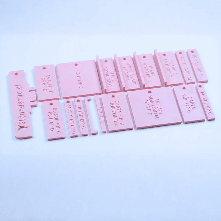 18 Topes Anilladora Cinch - Compatible con Cinch Rosada, Menta, Negra 4