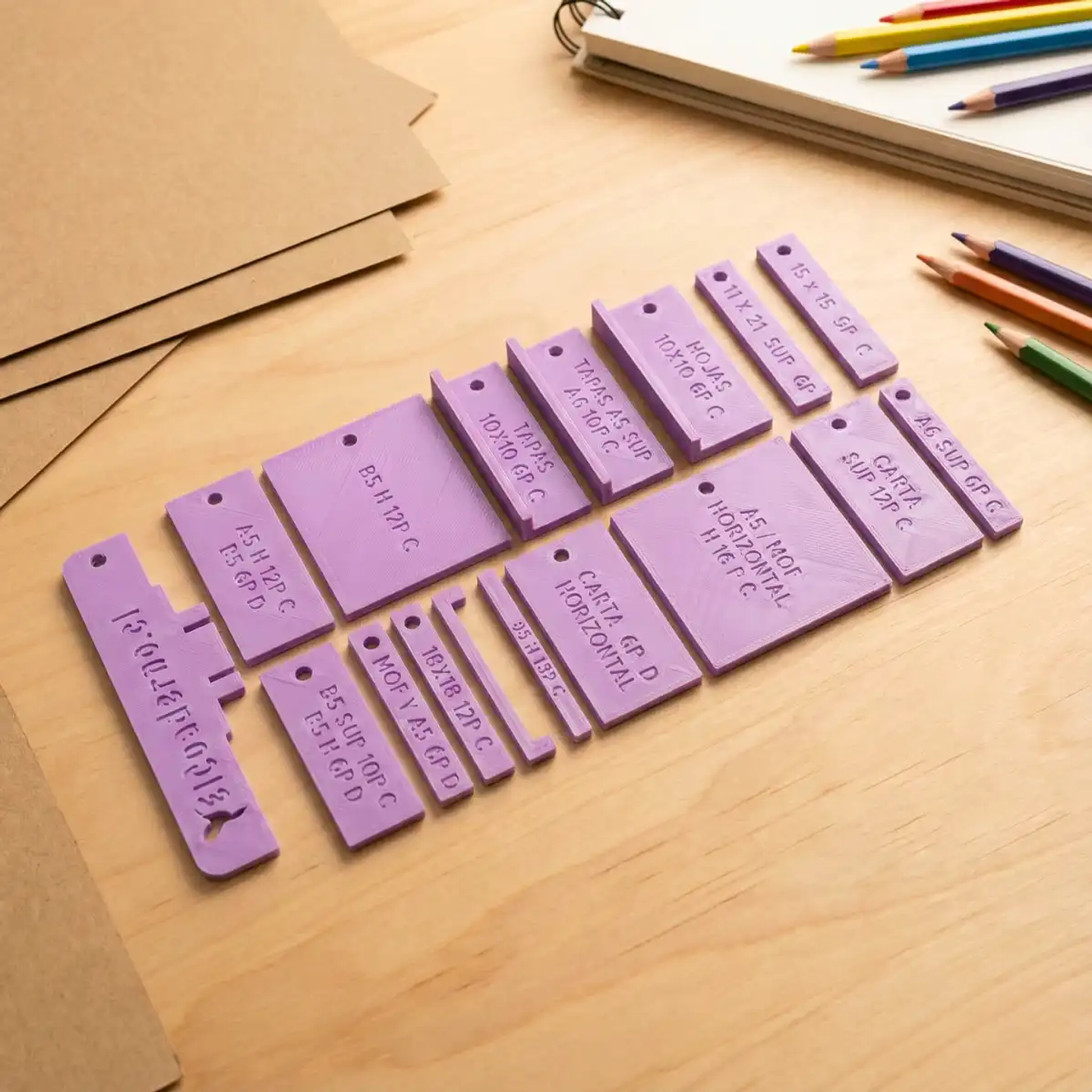 18 Topes Anilladora Cinch - Compatible con Cinch Rosada, Menta, Negra 1