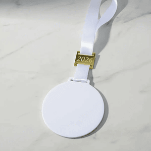 Pasador Acrílico Espejado 2026 para Cinta de Medallas