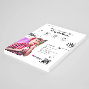 Papel Fotográfico 115 grs A4 100 Hojas Brillante