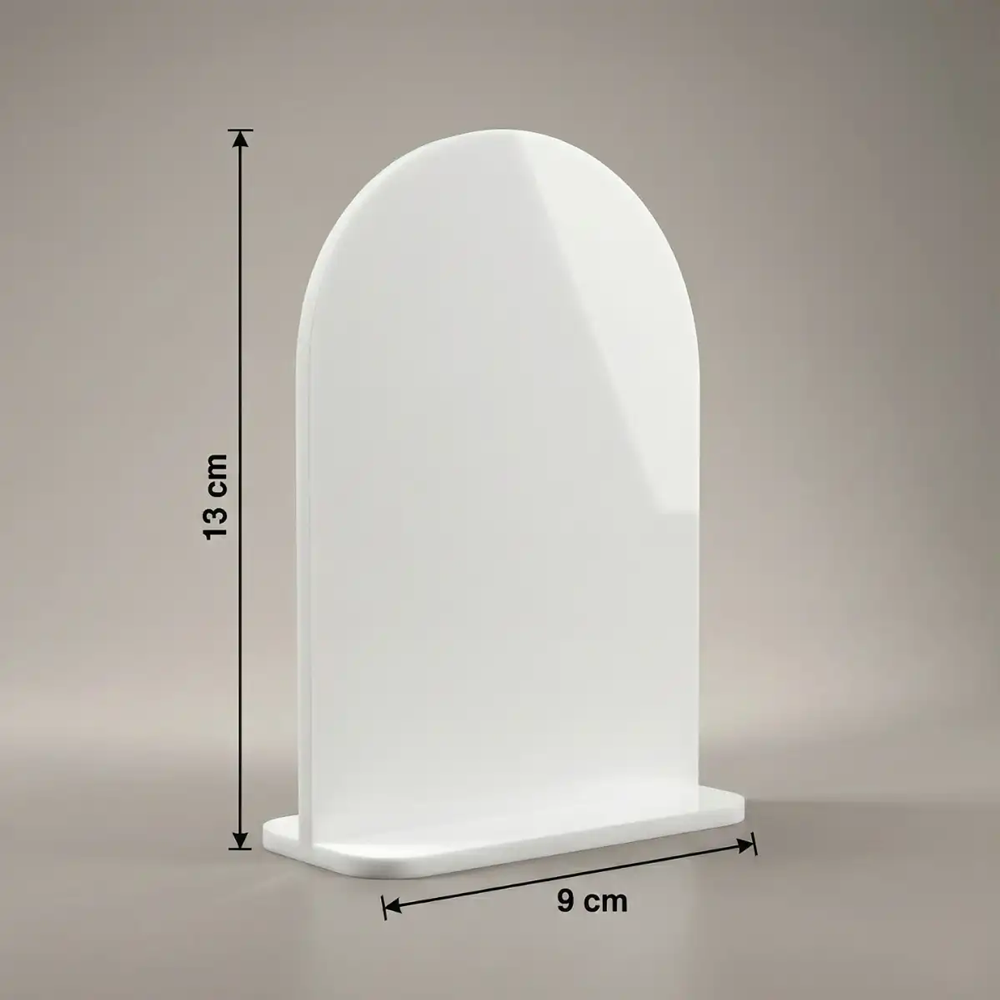 Gálbano Arco  13×9cm Con Base Acrílico - Personalizable 4