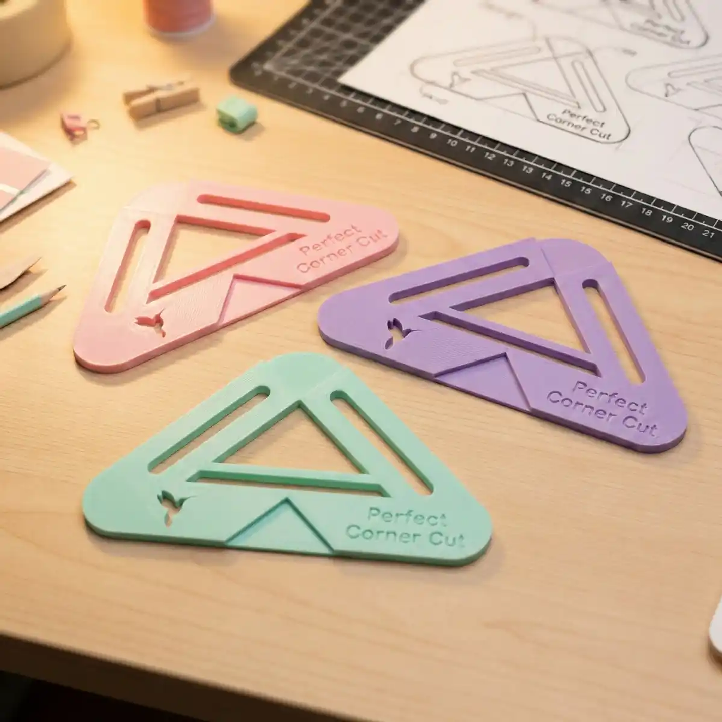 Regla Esquinas perfectas 3D 1