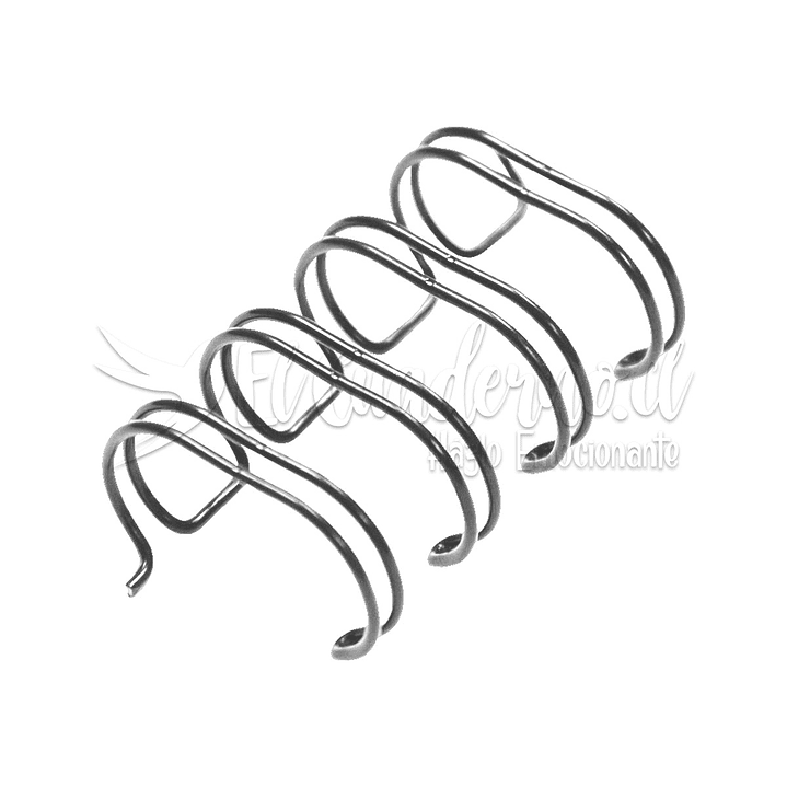 Anillo Metálico 9,5mm Tonos Neutros - 4 Tiras Oficio 2