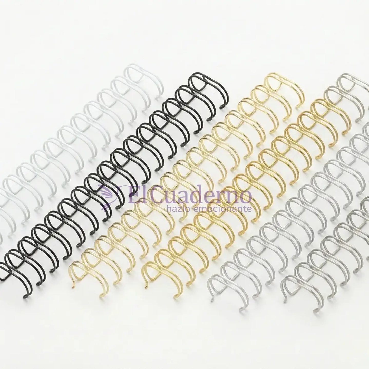 Anillo Metálico 22mm Tonos Neutros - 4 Tiras Oficio 1