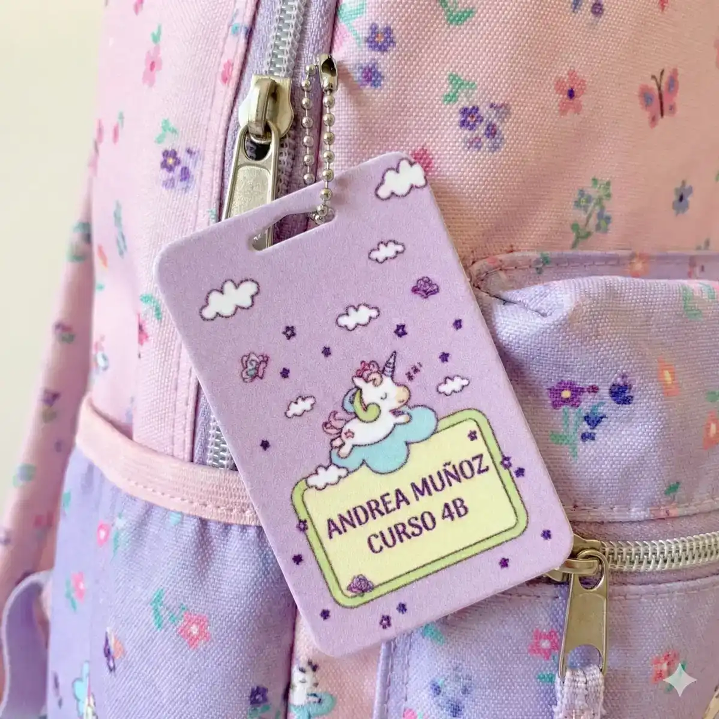 Tag Acrílico 8x5,5cm Personalizable (Grande) | Blanco o Transparente 2