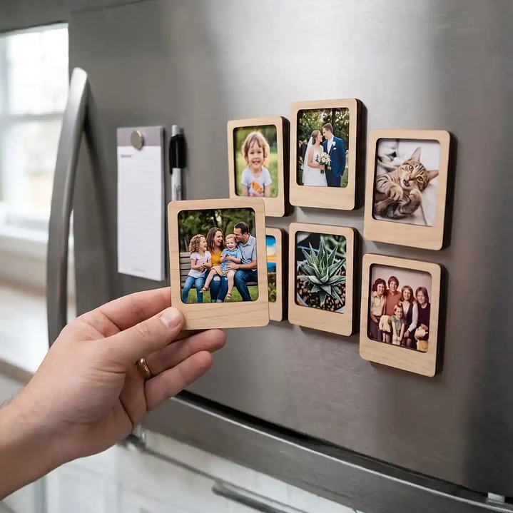Porta Foto Imantado - Personalizable Foto Extraíble 7.5cm x 10 cm 2