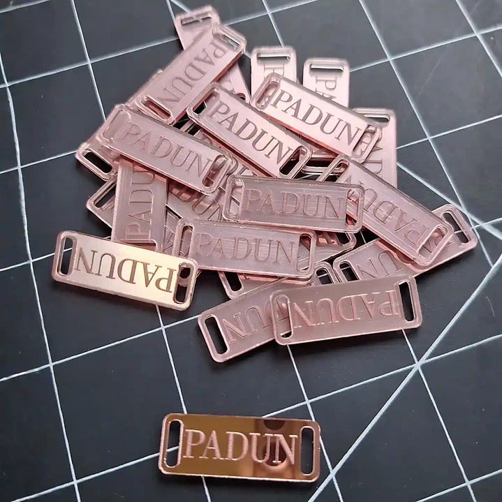Dije Pasa Elástico Personalizado – Acrílico Espejo 2 mm - Envío Gratis 4