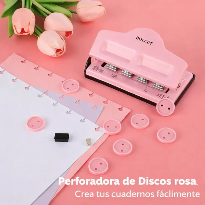 Perforadora de Disco metálica- 4 perforaciones 3