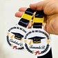 Medalla 6cm Acrílico Transparente - Personalizable - Miniatura 3
