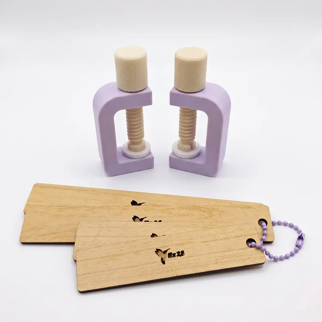 Kit 2 Prensas Encuadernación + Mini Planchas DMF 4
