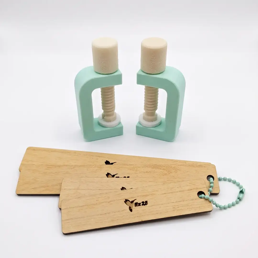 Kit 2 Prensas Encuadernación + Mini Planchas DMF 3