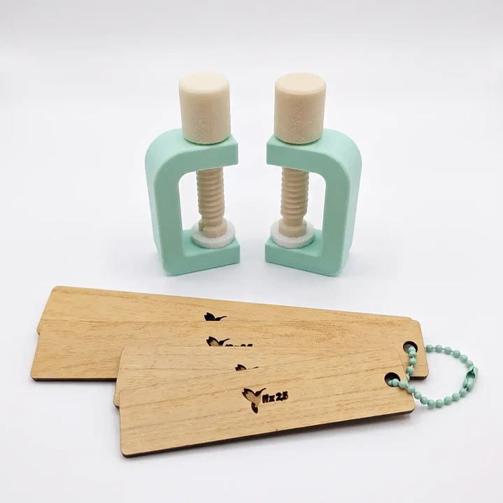 Kit 2 Prensas Encuadernación + Mini Planchas DMF 3