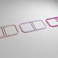 Regla post it 81x81 mm - PLA 3D - Miniatura 3