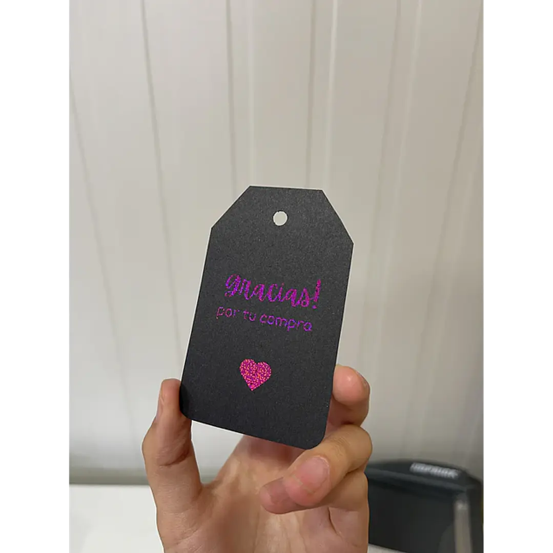 Papel Foil Termoreactivo Láser A4 / 10 Hojas – PINK GLITTER 2