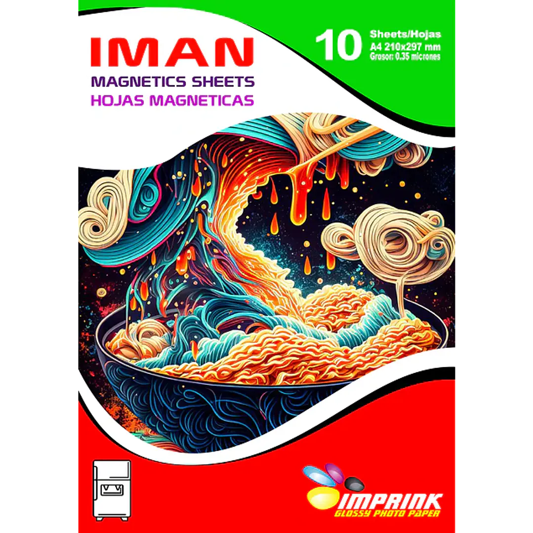 Imán Flexible A4 – Pack 10 Pliegos 0,35 mm 1