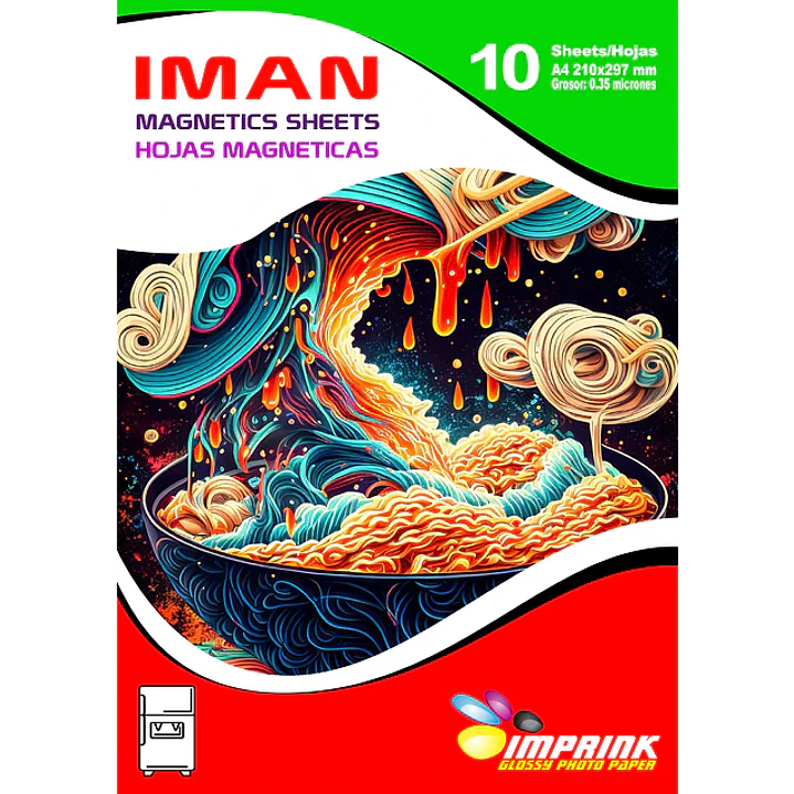 Imán Flexible A4 – Pack 10 Pliegos 0,35 mm 1