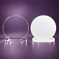 Galvano Redondo 10×10 cm con soporte - Personalizable | BANCO SOLIDO O TRANSPARENTE - Miniatura 1