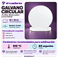 Galvano Redondo 10×10 cm con soporte - Personalizable | BANCO SOLIDO O TRANSPARENTE - Miniatura 2