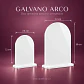 Gálbano Arco Con Base Acrílico - Personalizable  | BANCO SOLIDO O TRANSPARENTE - Miniatura 1