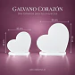 Galvano Corazón con Base - Personalizable | BANCO SOLIDO O TRANSPARENTE - Miniatura 1