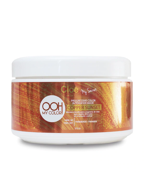 Cloe Profesional - Ooh My Color Cooper Sunset 270 GR / Mascarilla Cofre Matizador