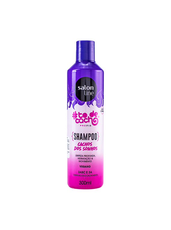 SALON LINE CACHOS DOS SONHOS SHAMPOO 300 ML / LIMPIEZA PROFUNDA