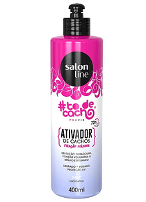 SALON LINE FIJACION MAXIMA ACTIVADOR DE CACHOS 400 ML / FIJACION MAXIMA