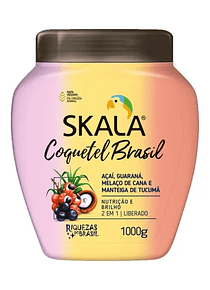 SKALA COQUETEL BRASIL CREMA DE PEINAR Y CREMA TRATAMIENTO 1KG/ NUTRICION CAPILAR