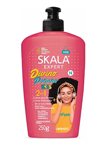 SKALA DIVINO POTINHO KIDS 2 EN 1 250 GR/ CREMA PARA PEINAR RIZOS Y ONDULADOS