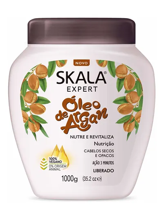 SKALA OLEO ARGAN MASCARA TRATAMIENTO 1 KG / NUTRE Y REVITALIZA