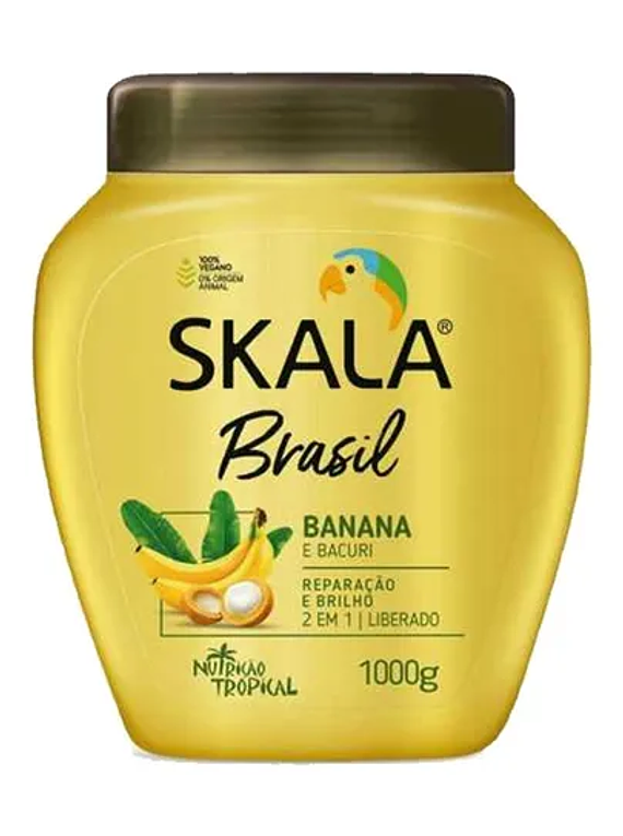 SKALA CREMA TRATAMIENTO BANANA 1 KG / REPARACION Y BRILLO CAPILAR