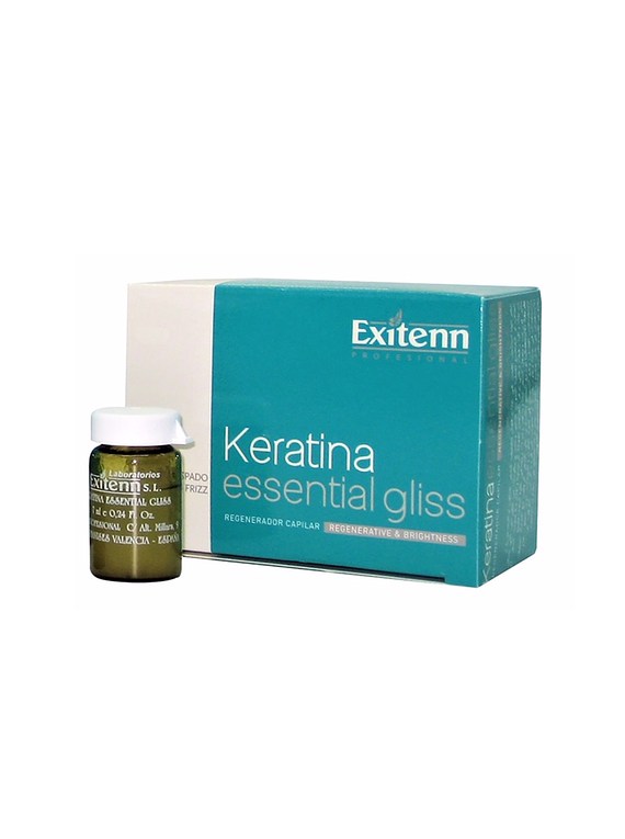 EXITENN ESSENTIAL GLISS - AMPOLLA KERATINA 7ML / KERATINA CAPILAR