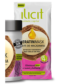 ILICIT KERATIN MACADAMIA MASCARILLA SACHET 40 ML / ANTIFRIZZ