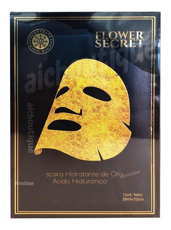Flower Secret Máscara Hidratante de Oro Y Acido Hialuronico