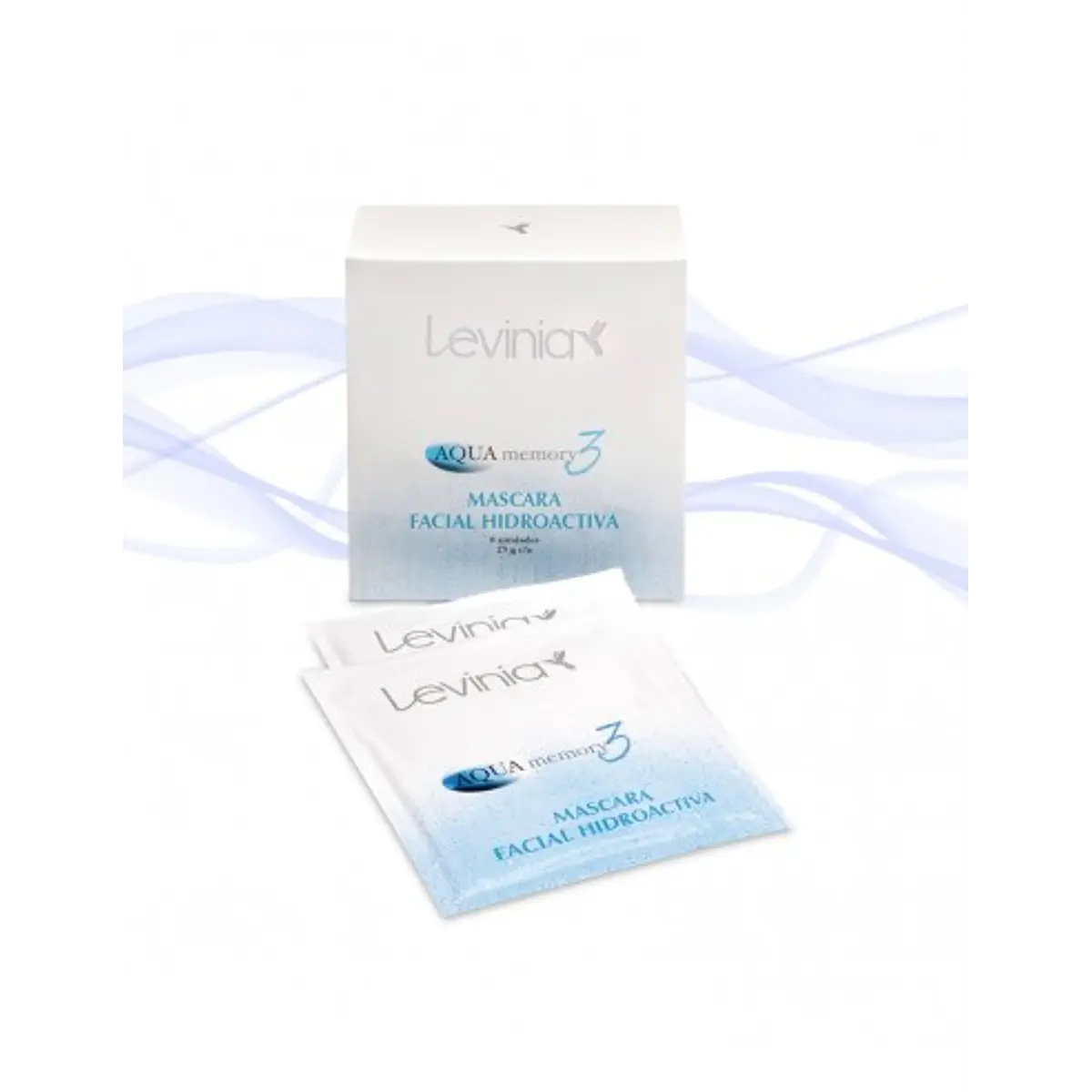 Máscara facial hidro activa, Levinia / AQUA memory3